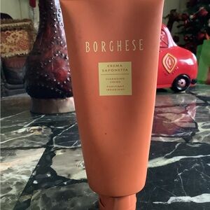 New sealed large tube Borghese Crema Saponetta cleansing cream 6.7 oz size